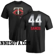 Black Youth Cole Sands Minnesota Twins Midnight Mascot T-Shirt
