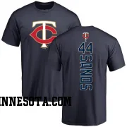 Navy Men's Cole Sands Minnesota Twins Backer T-Shirt