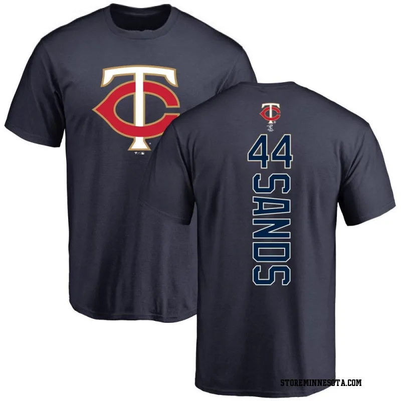 Navy Men's Cole Sands Minnesota Twins Backer T-Shirt